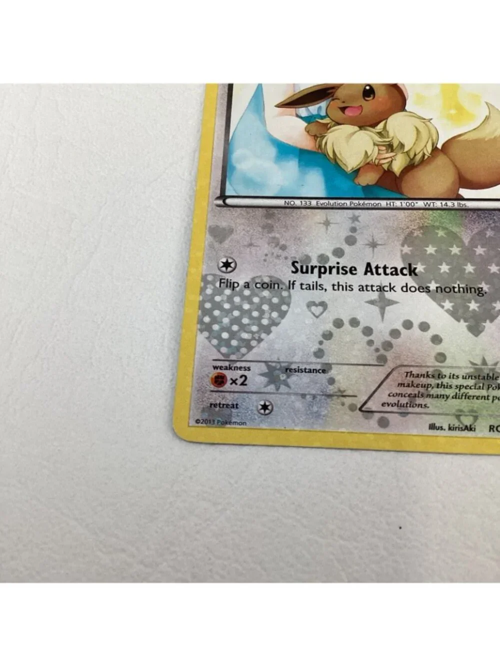 Eevee RC14/RC25 Legendary Treasures: Radiant Collection Pokemon TCG Holo NM Cond